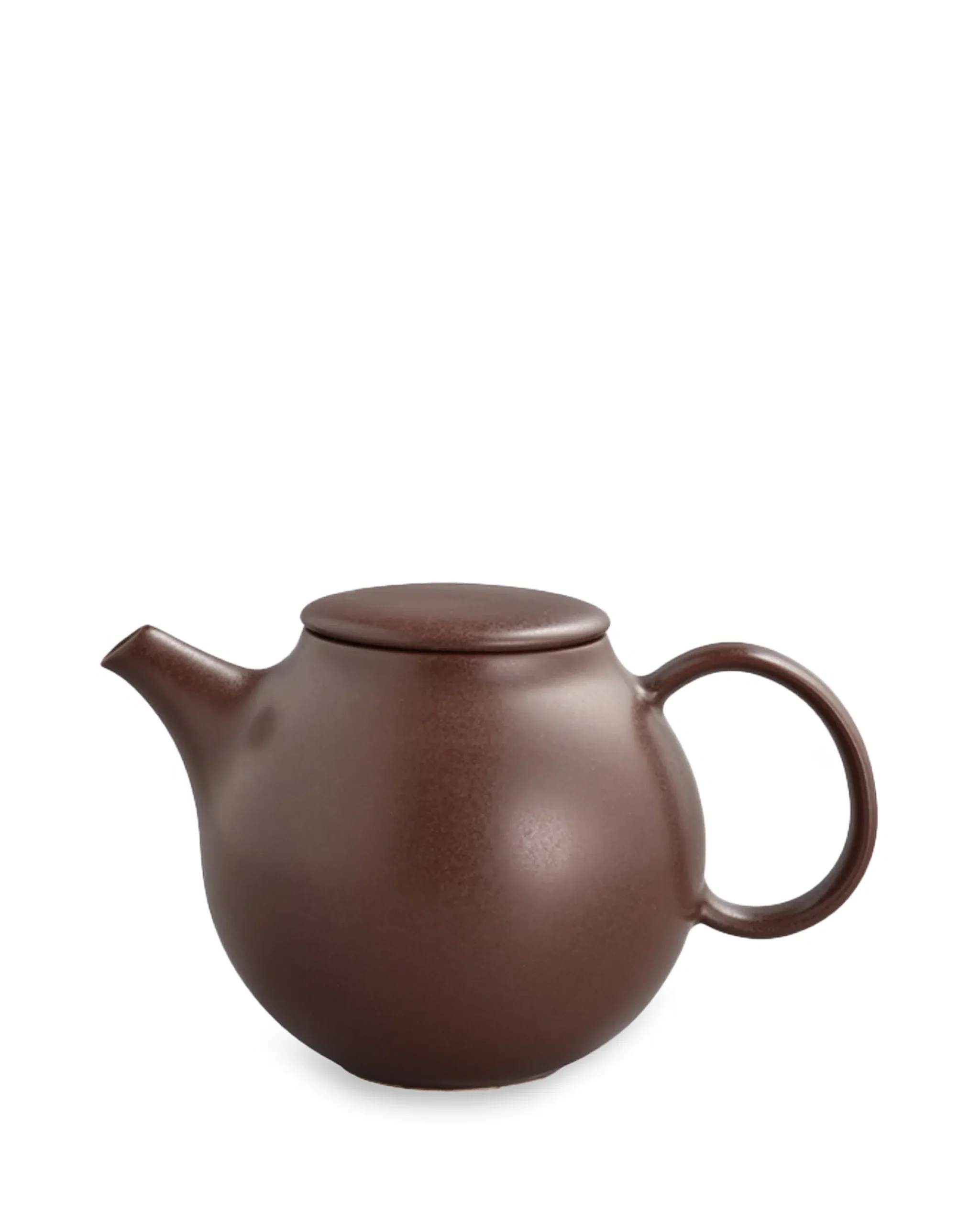 Kinto Pebble Porzellan Teekanne 480ml, Braun