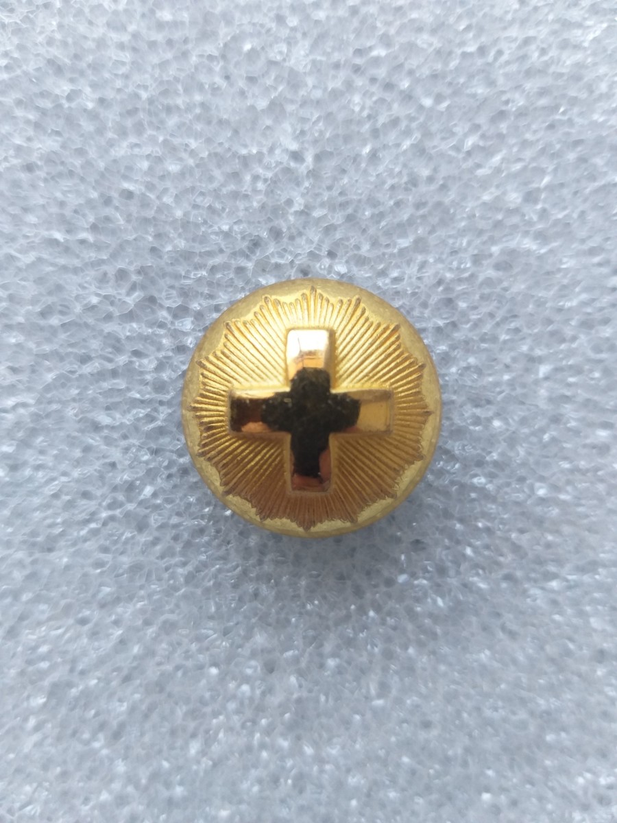 Uniformknopf Ord. 1898 für Offiziere, 20 mm, Gold, AGRU, Variante 2