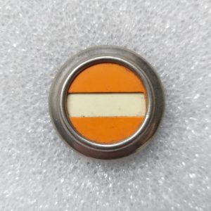 Kokarde Ord. 1898 zu Feldmütze für Infanterie Kp 4, Silber