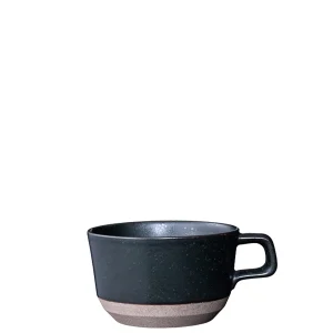 Kinto CLK Keramik Tasse 400ml, Schwarz