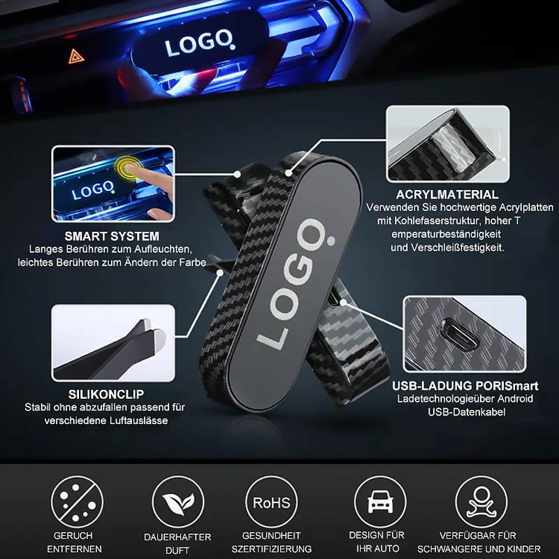 LED Bunter Auto-Lufterfrischer für Acura – Bild 5