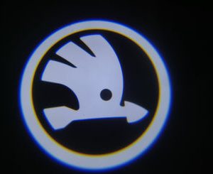 Auto Logo Türbeleuchtung Skoda
