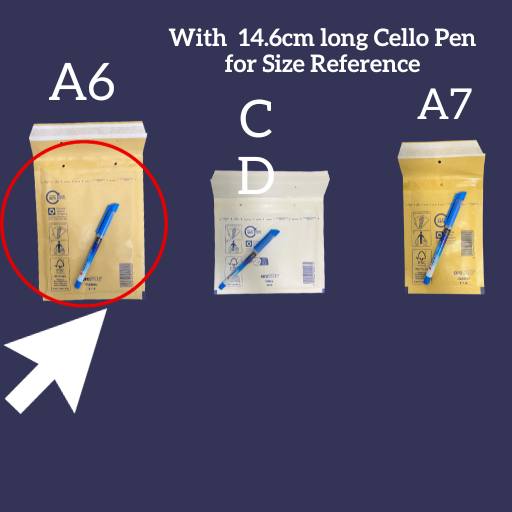 aroFOL CLASSIC Luftpolstertaschen (braun) für DIN A6 10 St. oder 1 St. – Bild 3