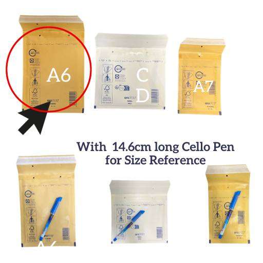 aroFOL CLASSIC Luftpolstertaschen (braun) für DIN A6 10 St. oder 1 St. – Bild 4