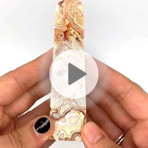 Einzelstück „Crazy Lace“ Achat Turm 3  (C11)