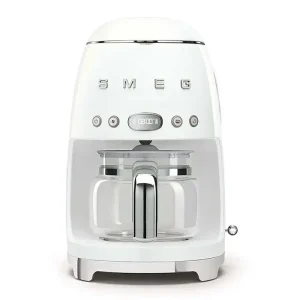 Smeg Filter-Espressomaschine Smeg 50’s Style, Glänzend Weiß – DCF02WHEU