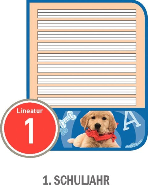 Herlitz Schulheft x-book, Lineatur 01, A4, 16 Blatt – Bild 3