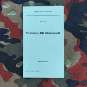 Merkblatt 52.23/II d, Persönliches ABC Schutzmaterial, Nachdruck 1979