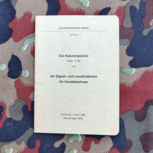 Reglement 53.141 d, Die Raketenpistole (Rakp. 17/38) und die Signal- und Leuchtraketen für Handabschuss,1969