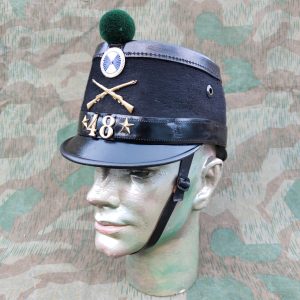 Tschako Ord. 1898, (0) Füsilier Bataillon 048 Kompanie 1, Zug, Landsturm, Grösse 60