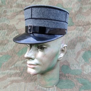 Mütze Ord. 1949 (01) für höhere Unteroffiziere, grober Stoff, Grösse 56, Charles Javet