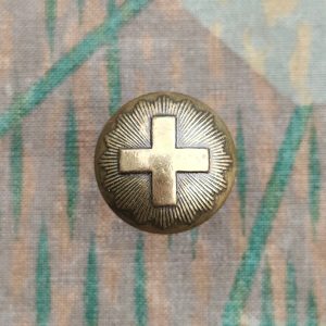 Uniformknopf Ord. 1898/1914 für Mannschaft, 21 mm messingfarben, BOMMER