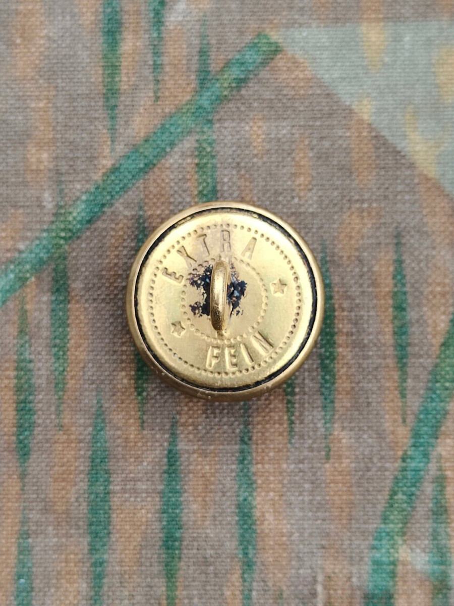 Uniformknopf Ord. 1898/1914 für Mannschaft, 21 mm messingfarben, BOMMER – Bild 2