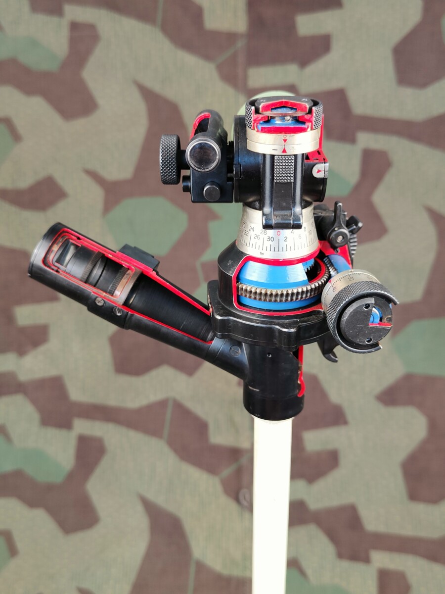 Richtaufsatz Schnittmodell zu Kanone – Bild 2