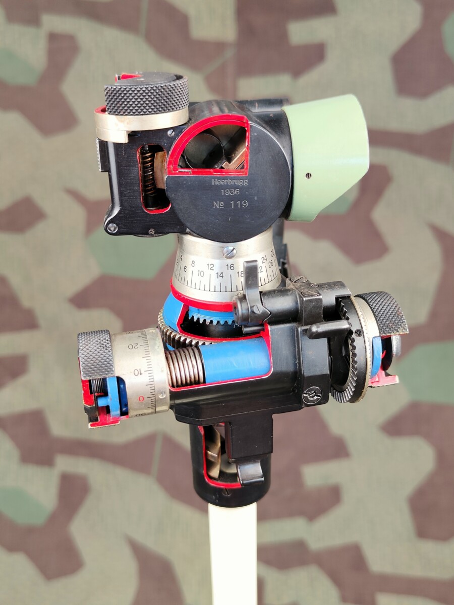 Richtaufsatz Schnittmodell zu Kanone – Bild 6