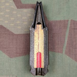 25 mm Übungsgranate mit Kerngeschoss und Leuchtspur, zu Oerlikon Kanone, Schnittmodell