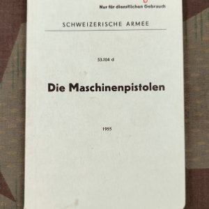 Reglement 53.104 d, Die Maschinenpistolen, 1955, 1964