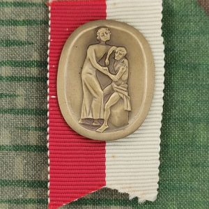 1. August Abzeichen 1957 mit Seidenband