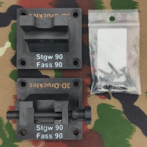 Putzböckli für Sturmgewehr 90, schwarz, Set