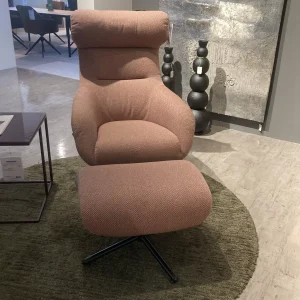 Brühl Victor Sessel mit Hocker – Abverkauf Stockach