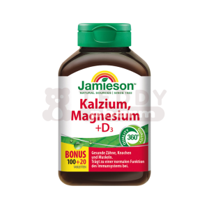 JAMIESON Kalzium, Magnesium & Vitamin D3 120 Tbl.