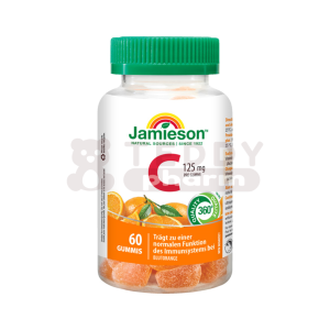 JAMIESON Vitamin C (125 mg) Orange Gummis 60 Pas.