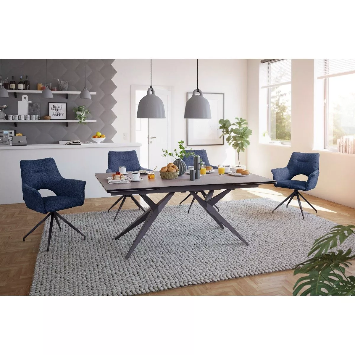 Louming Maleen Drehstuhl mit Armlehnen – Bild 4