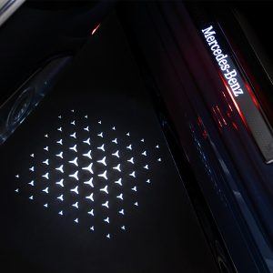 2Stk Mercedes Stern Türbeleuchtung