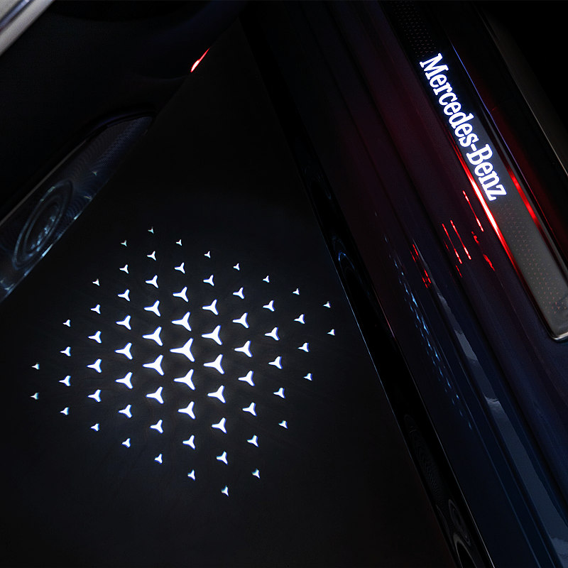 2Stk Mercedes Stern Türbeleuchtung