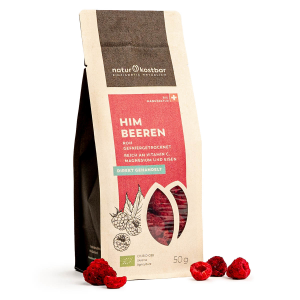 Naturkostbar Himbeeren gefriergetrocknete Stücke 50g