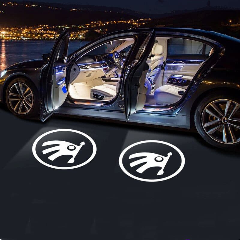 Auto Logo Türbeleuchtung Skoda – Bild 4
