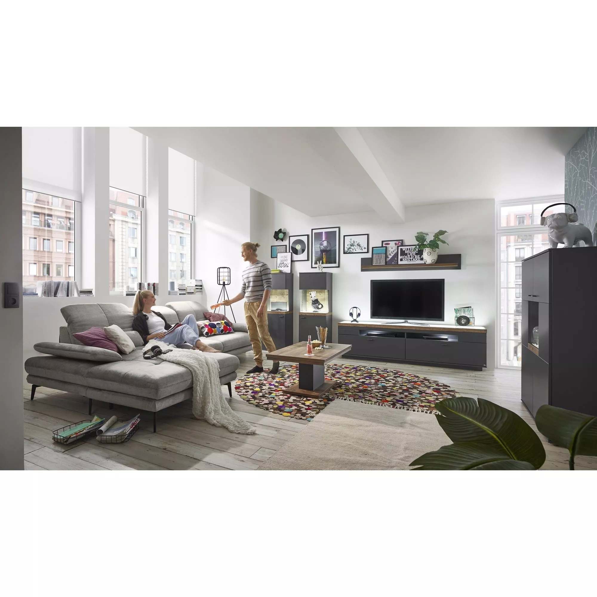 set one by Musterring Lancaster Couchtisch Type 71/72 – optional mit Ablage – Bild 3