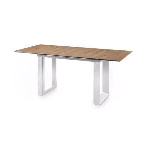 set one by Musterring New Atlanta Ausziehtisch mit Gestell in U-Form und Platte mit Schweizer Kante