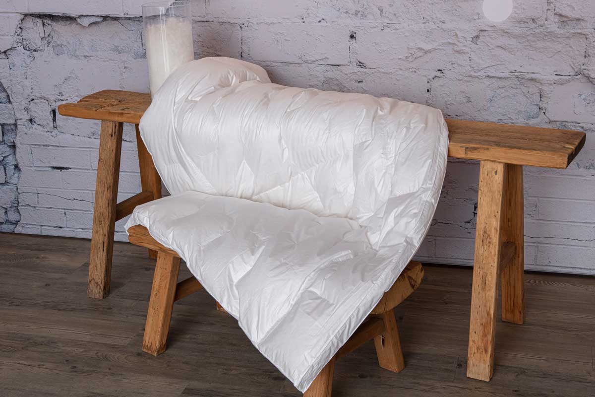 Daunendecke Smaragd warm