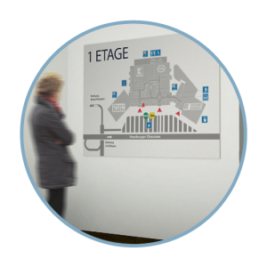 Wegweisschild oder Hängeschild