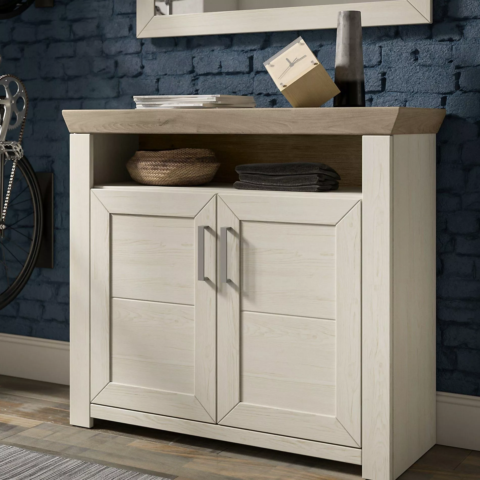 set one by Musterring York-Dielen Sideboard Type GA-02 mit offenem Fach – Bild 3