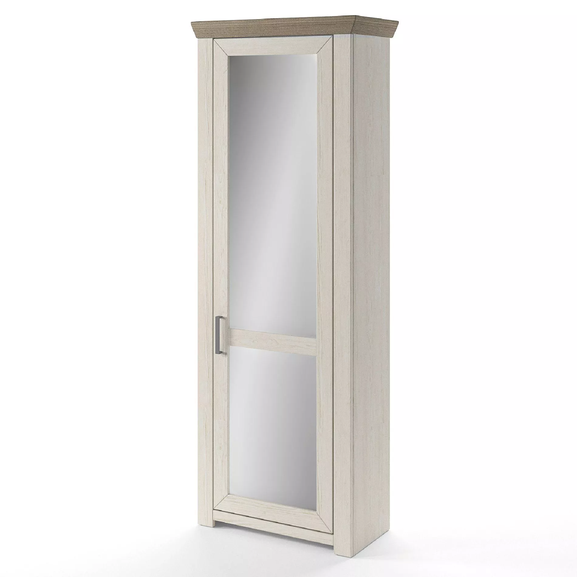 set one by Musterring York-Dielen Garderobenschrank Type GA-12 mit Spiegel, Türanschlag rechts – Bild 2