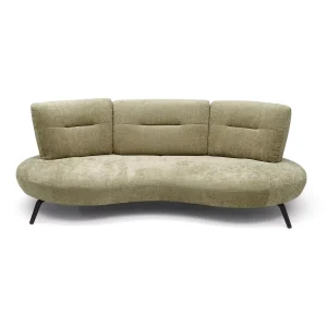 Trendstore Pacey 3-Sitzer Nierensofa, optional mit Sitztiefenverstellung