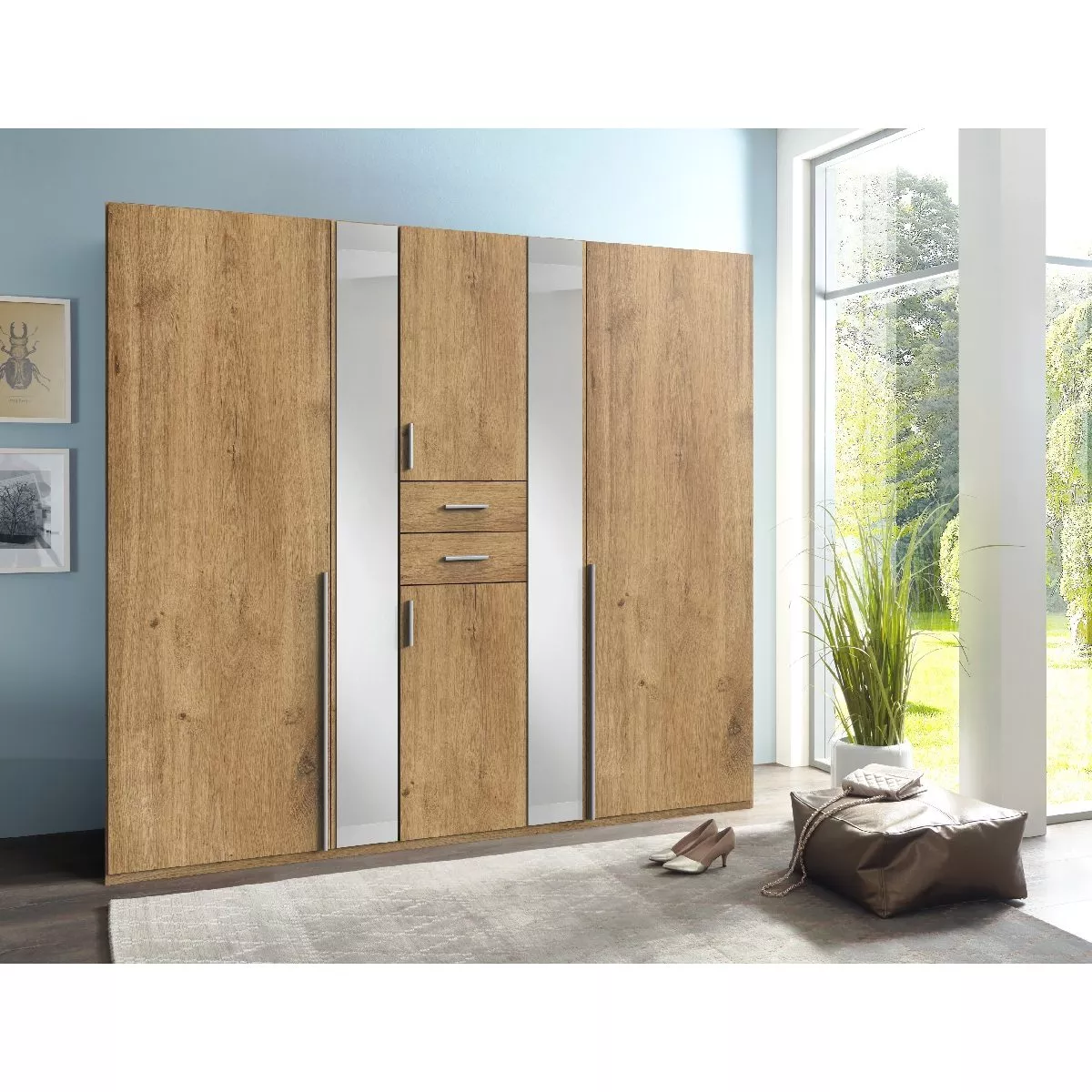 Wimex Vanea Drehtürenschrank, 6-trg. mit Schubkästen – Bild 2