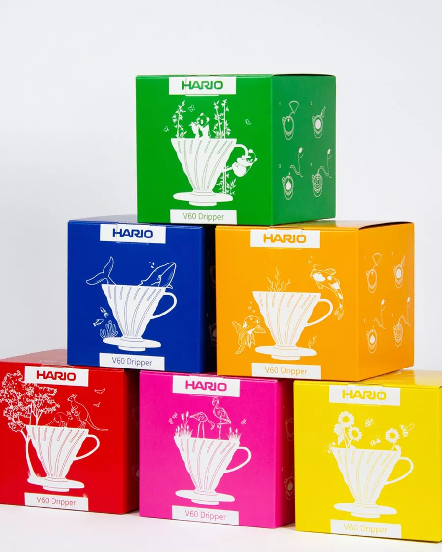 Hario V60 Hand-Kaffeefilter 02 Sunflower Yellow – Bild 4