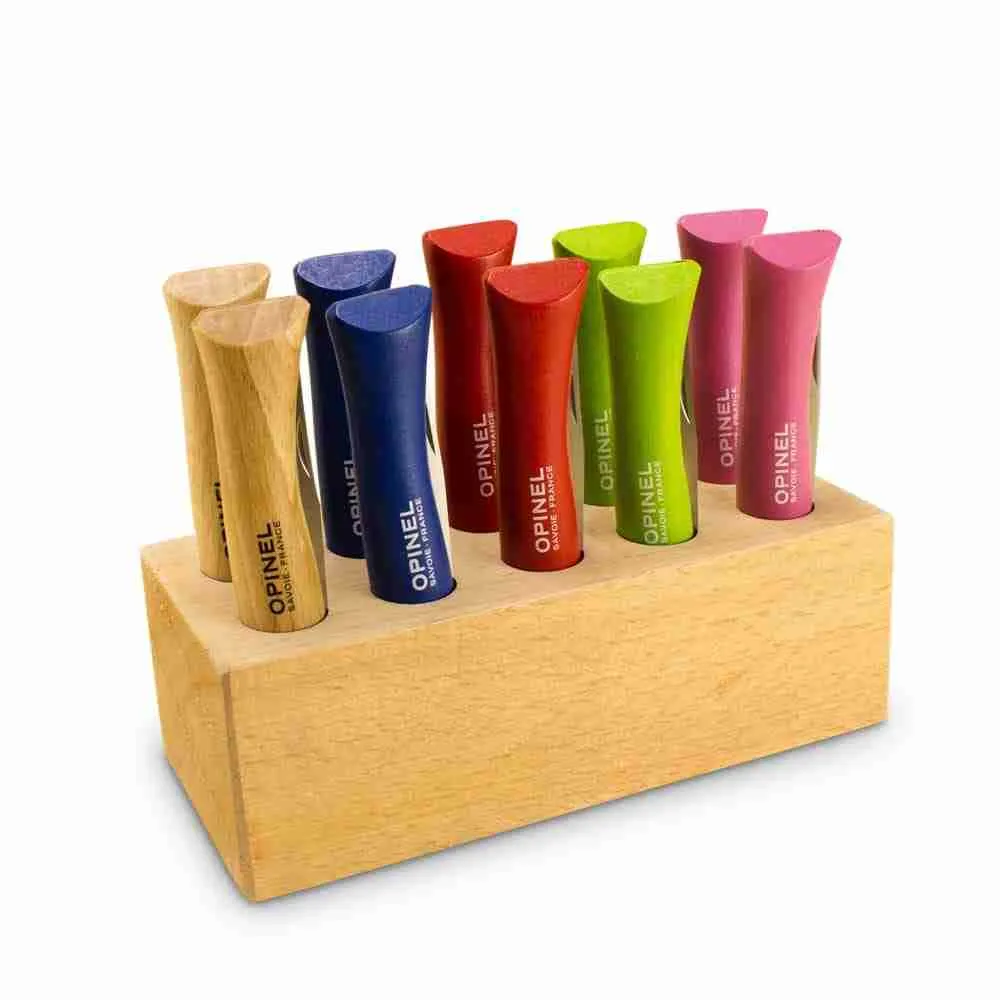 Opinel Kindermesser-Set im Holzblock