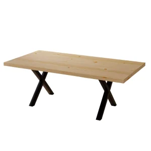 Liadomo Paris Esstisch Massivholz mit 3 Gestellvarianten in 3 Farben