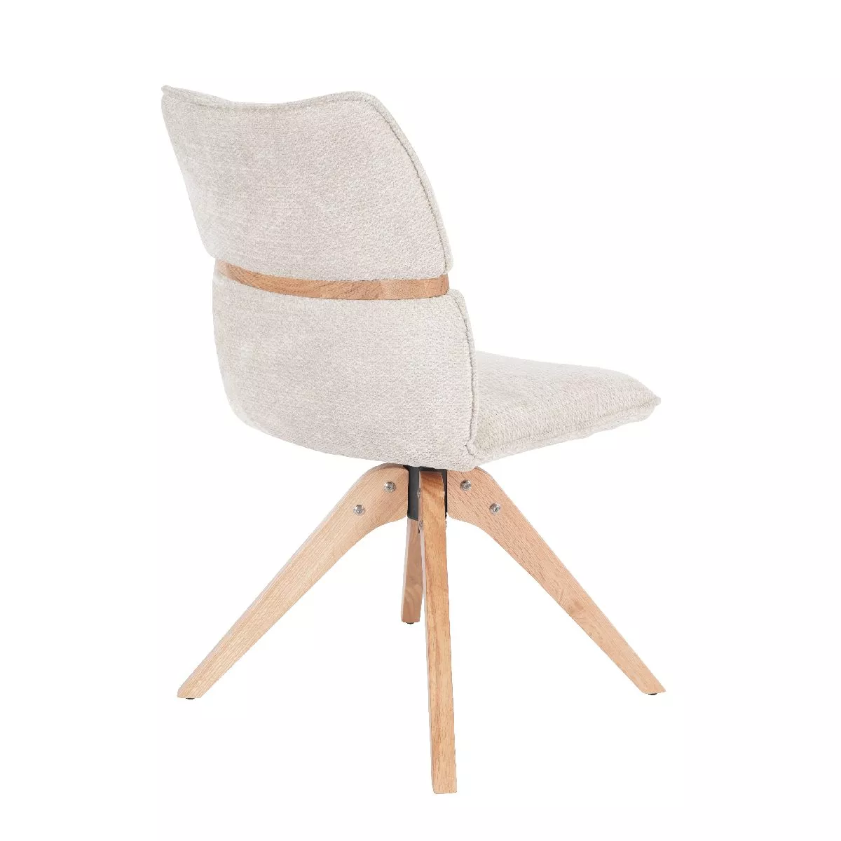 Louming Marou Esszimmerstuhl mit Textilbezug (Öko-Tex) und 360° Drehfunktion – Bild 4