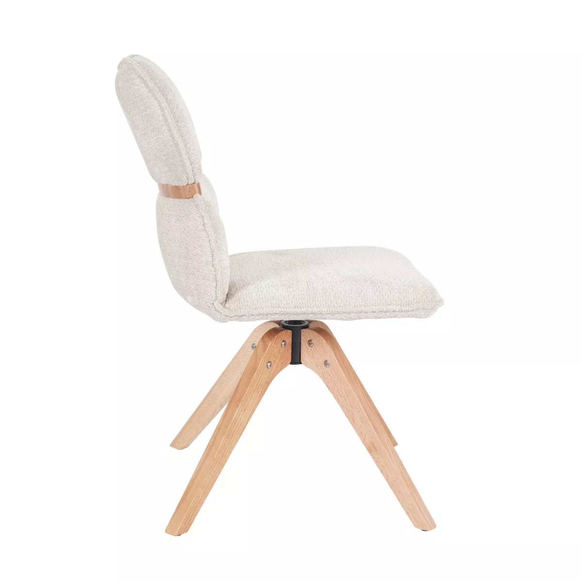 Louming Marou Esszimmerstuhl mit Textilbezug (Öko-Tex) und 360° Drehfunktion – Bild 3