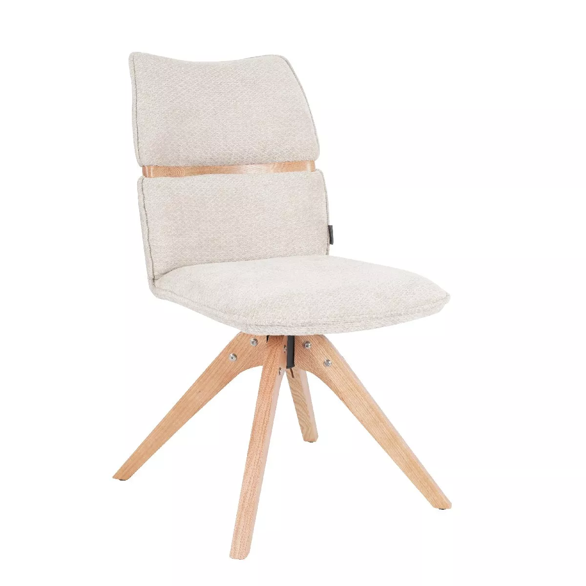 Louming Marou Esszimmerstuhl mit Textilbezug (Öko-Tex) und 360° Drehfunktion – Bild 2