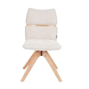 Louming Marou Esszimmerstuhl mit Textilbezug (Öko-Tex) und 360° Drehfunktion