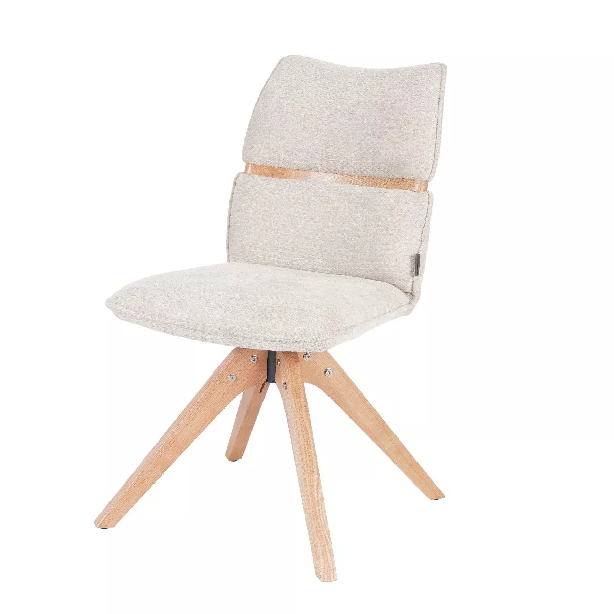 Louming Marou Esszimmerstuhl mit Textilbezug (Öko-Tex) und 360° Drehfunktion – Bild 9