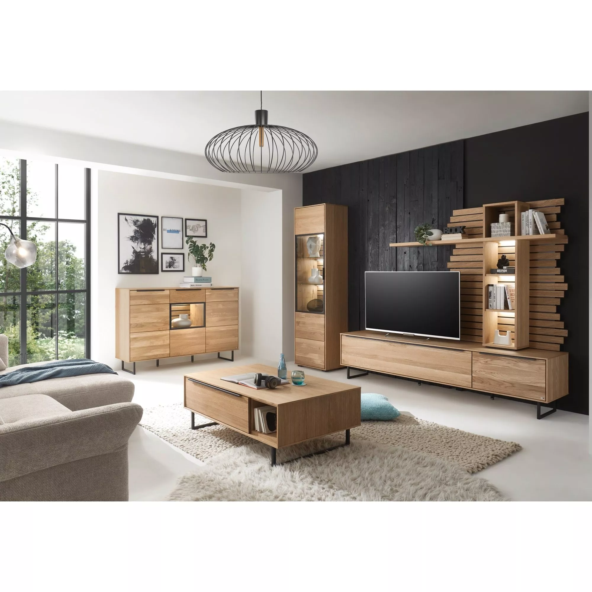 set one by Musterring Jackson Couchtisch mit Schubkasten und offenem Fach – Bild 2