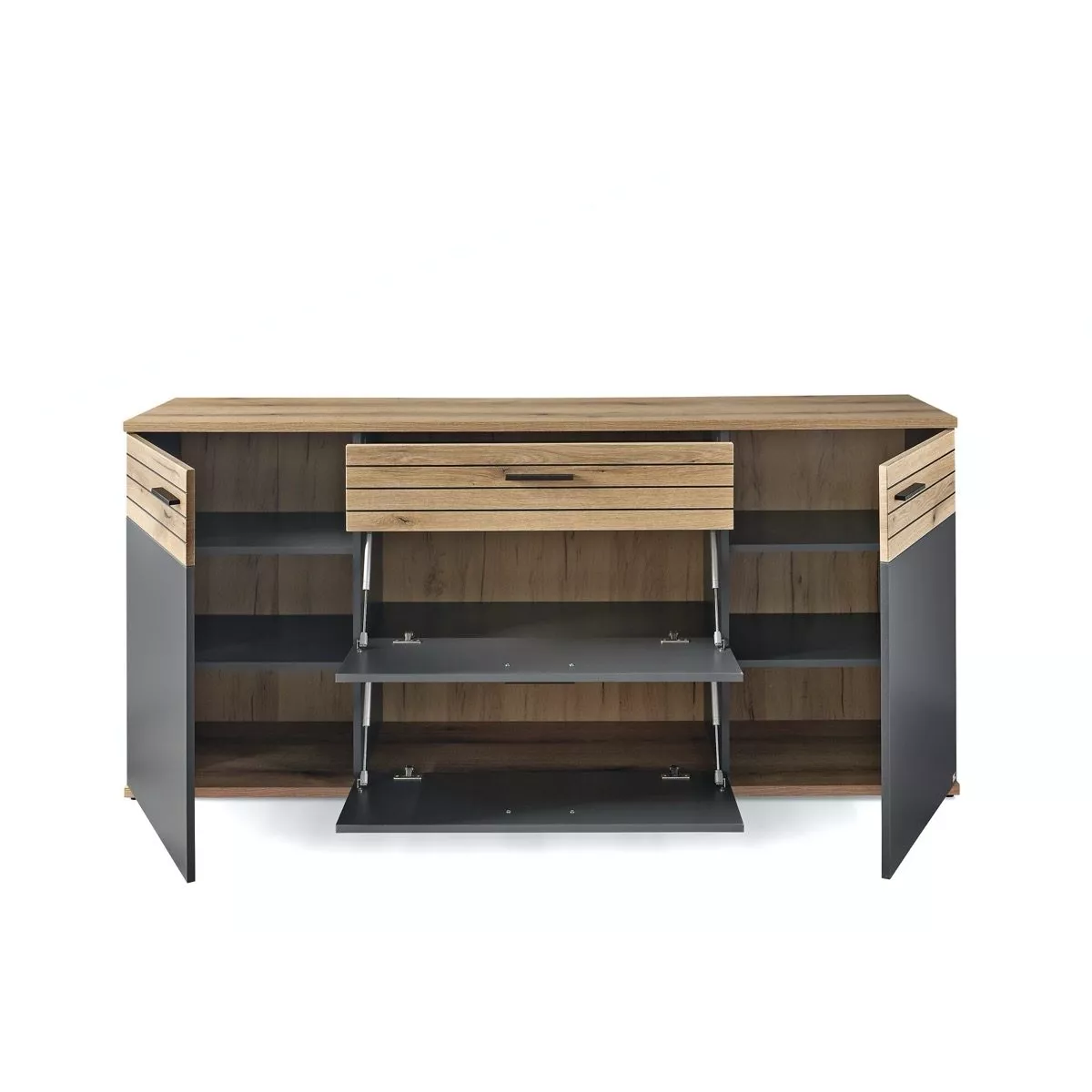 set one by Musterring Quincy Sideboard Type 04 – 1 Schubkasten, 2 Klappen, 2 Türen – Bild 3