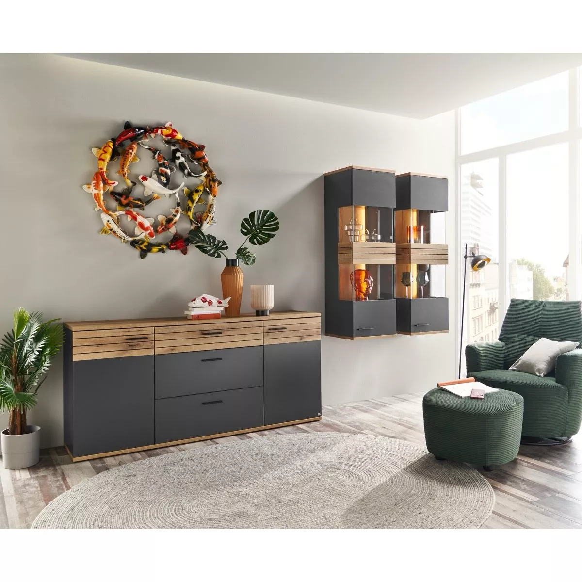 set one by Musterring Quincy Sideboard Type 04 – 1 Schubkasten, 2 Klappen, 2 Türen – Bild 4